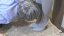 【깔끔하고 깨끗한】 【그레이 스타킹】 【발걸음 촬영! 】 스타킹 미녀의 발가락을 핥아 돌린다 【메구미 26세 CA 제1편】【첫 등장】【신장 167cm】【개인 촬영】【오리지널】【아마추어】