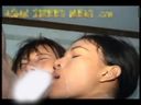 Gonzo Two Asian girls who are allowed to do whatever they want by the uncle of the foreigner