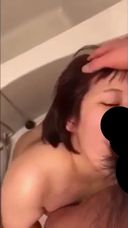 【Raw / facial】Facial cumshot in the bath