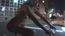 [戶外曝光] 裸體自行車和後備箱在晚上在城市開放和 omako 開放！ 如果你找到它，一旦你玩得非常危險，它就會出來！ ！！