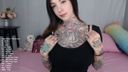 Colossal breasts tattoo gaijin older sister's live chat masturbation (19)