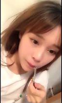 [Uncensored] Young Chinese beauty selfie masturbation local close-up many