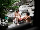 [Hidden shooting] Open-air bath SEX 4 consecutive orgasms begging for in the hairy! !! [] ☆ Review benefits available ☆