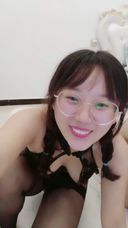 【롱】은과 큰 안경을 쓴 중국인 아마추어 딸 2명이 비비고 2시간 39분 섹스하는 롱!