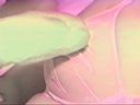 【무수정】우선은 핑크색의 투명 란제리 위에 프렌치 빵으로 초보잉 색백 스타 미치루를 괴롭힌다.