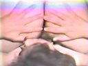 Complete face / amateur back video ☆ Cheating wife ♥ who loves licking nostalgic video / "Mozamu" excavation video