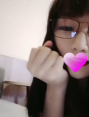 [Uncensored ☆ Personal shooting long ver.] Glasses beautiful girl smartphone shooting ((((ono ́3')ノ