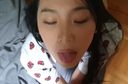 [Uncensored] Slender Asian beautiful girl's demon Imara ♡ Pleasure to feel the in the back of the throat ww raw insertion and male juice release ♪ [High quality]