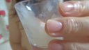 "Woman who drinks sperm in a cup" was ♡ squeezed by a strong sex saffle with a and a