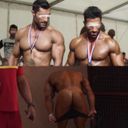 Infiltrate the back of a bodybuilding competition