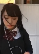 【１０代女子】制服のかわいい美少女を階段で下から観察＆めくり動画