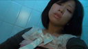 [Washed away] I tried to masturbate in the toilet of Yo ◯ Bashi Camera [Beautiful girl]