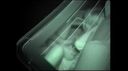 ▼ Infrared barely transparent view of a couple who is squirming in the dark!　01