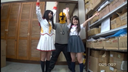 【Cosplayer】 【Low angle】Challenge a new record Japan in pairs! If you lose, you will be punished ♪