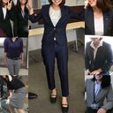 Working office lady 14 Beautiful female employees look too good in women's suits