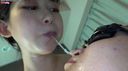 (9) In one room of a certain apartment in Tokyo, Sumire Kurokawa and saliva lotion slimy large amount saliva Tsubabero play!