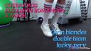 Fitness Rooms - Gym blondes double team lucky perv