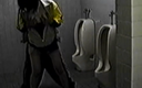 [Personal shooting] Pantyhose mature woman who treats sexual treatment holes in a public toilet and turns into a meat urinal that handles all sexual desires firmly