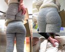 [Big ass exploration] ☆ An older sister who has half the rise of the butt meat honestly reflected in the rib pants! (First half)