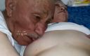 【Personal Photography】 【None】Chinese 70-year-old grandpa and grandma have a threesome! Gonzo raw saddle!