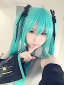 Adhesive plaster beautiful girl VOCALOID Hatsune Miku