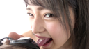 [Face licking / nose] Popular actress Nagisa Mitsuki Chan's face licking, nose, spitting!!