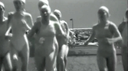 Lifesaver through infrared light! You can see the beautiful man in the swimsuit with a trained body!