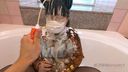 【個人撮影】コスプレSEX！猫耳軍服少女に チョコ練乳ヨーグルトぶっかける！