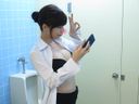 [Hidden shooting] Dangerous video of plump areola godmilk OL posting selfie erotic dirt in the company toilet [Shock] ☆ Review benefits available ☆