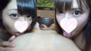 【Personal Photography】 No.023 Kumi-chan & Suzuka-chan ★ beautiful college girl duo. The breathtaking harem play is exquisite and the best ★ [Complete appearance]