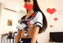 [Gonzo personal shooting] Raw saddle SEX with a loli beautiful girl in uniform!