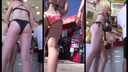 Beach buttocks overseas Shoot the buttocks ★ of bikini beauties on the beach from a low angle!