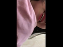 [Personal shooting] Big student and petit circle light ★ in the multipurpose toilet The last is a complete amateur ★ smartphone shooting of ejaculation ★ in the mouth