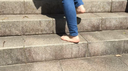 【Completely barefoot】I walked barefoot in the park! part1