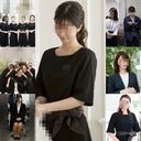 Working office lady 29 female employees who are too beautiful and nervous