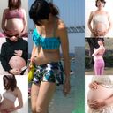 미인 임산부 27 3명 이상의 미인 임산부 모듬