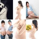 美麗的孕婦 42 我能夠拍攝孕婦裸體和內衣的照片，因為我懷孕了 新