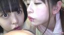 (1) Rena Aoi and Yua Nanami's subjective face licking → swearing spitting → watching the tubabero!