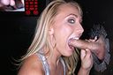 Sexy Blonde Swallows Cum In the Glory Hole - Bangbros