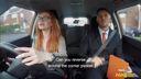 Fake Driving School - Cheeky redhead fails on purpose