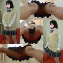 [Amateur / Personal shooting] Hidden shooting at a personal photo session of underwear NG Riko-chan "Panchira" uniform edition