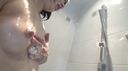 在搖晃美麗的時崩潰的美麗瑜伽老師Mayumi Gonzo在浴室裡通過充滿熱空氣的玻璃搖晃火箭 提供購買優惠