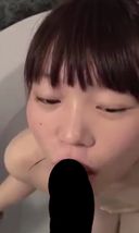 [Raw / no shot] She carefully licks the back muscle of a full erection