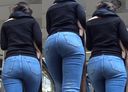 [I love perfect jeans] ☆ Plump ass walking around the city (vol.1)