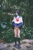 清楚系なのに変態美少女 公園で野外露出×制服J○