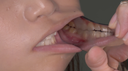 【牙齒和嘴巴戀物癖】人氣女星桃井安南極其罕見的銀牙，喉嚨雞巴，咀嚼視頻！！