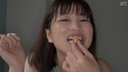 【Teeth and mouth fetish】Popular actress Annan Momoi's extremely rare silver teeth, throat dick, chewing video!!