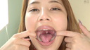 【Mouth fetish】Popular actress Natsuka Moriyama Chan's mouth, tongue velo, throat observation!