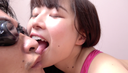 [Spit / nose] Geki kawa actress Miyazawa Chiharu Chan's insanely erotic large amount of spitting, face licking, nose,!!