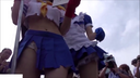Comiket panchira! Complete photo of the panties of two cosplayers!